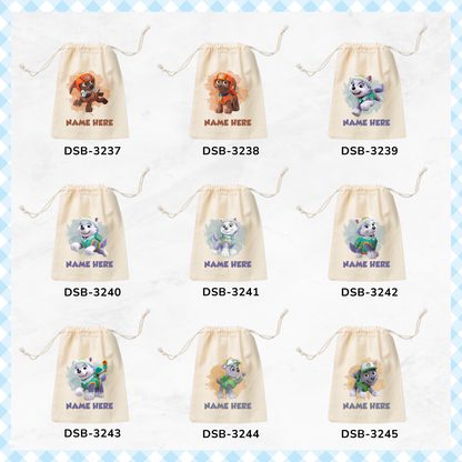 Paw Petrol Custom Favor Bags