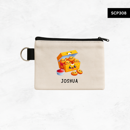 Custom Keyring Coin Purse - Foodie Series