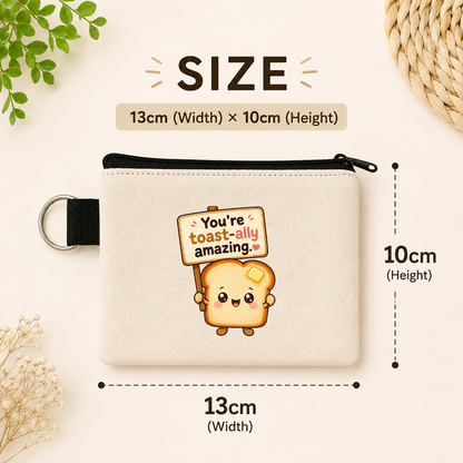 Positive Emotional Foodie - Keyring Coin Purse