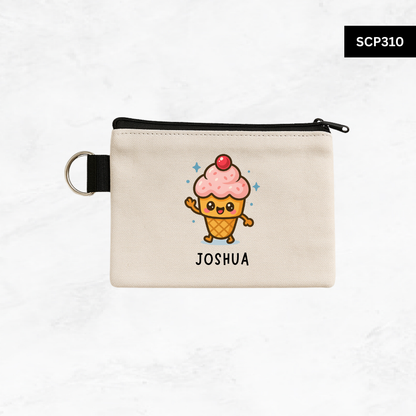 Custom Keyring Coin Purse - Foodie Series