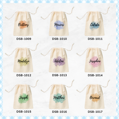 Watercolour Splash Custom Favor Bags