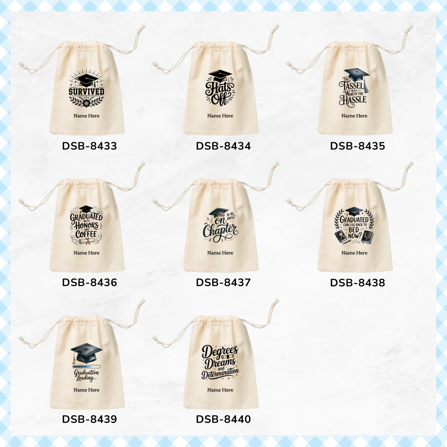 Class of 2026 Custom Favor Bags