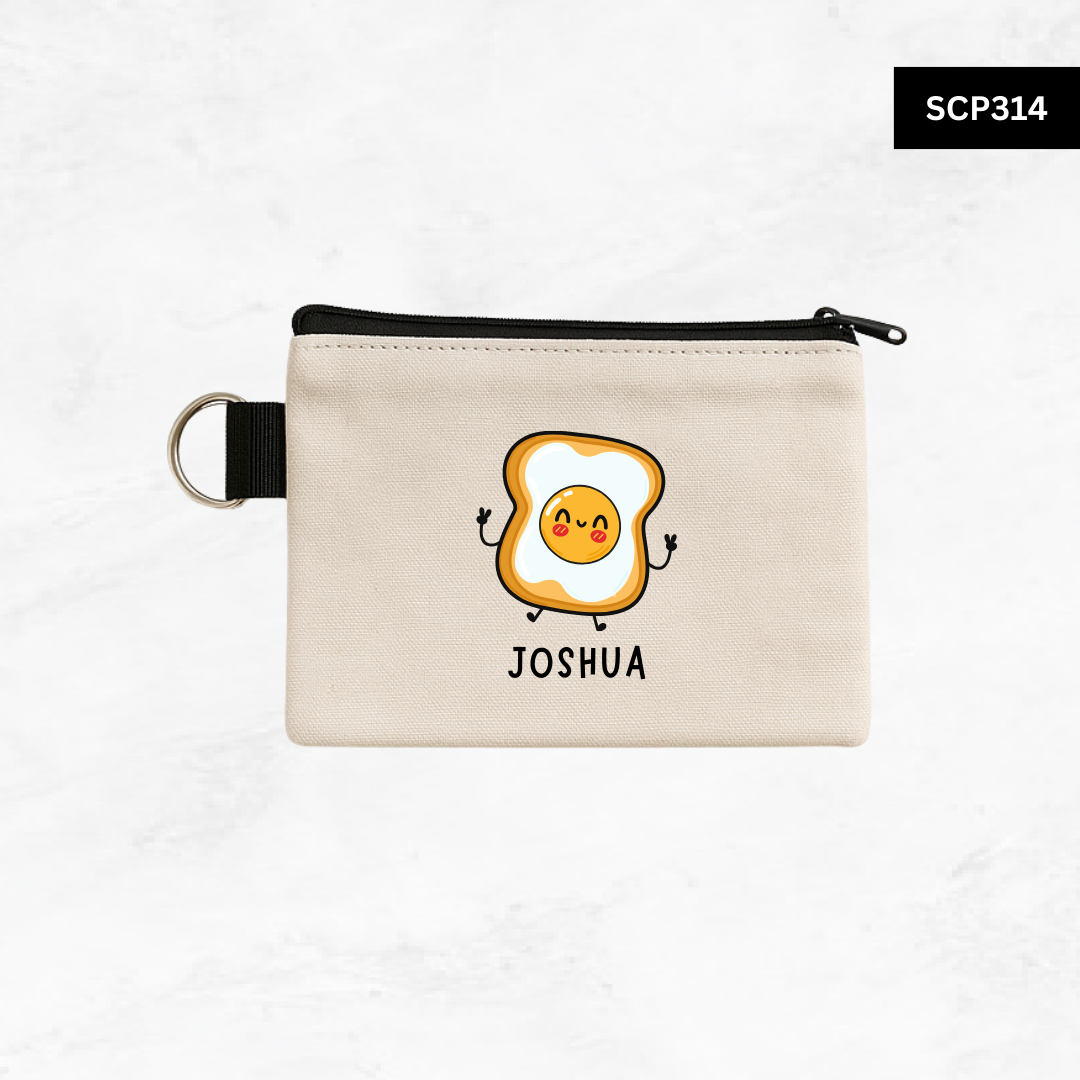 Custom Keyring Coin Purse - Foodie Series