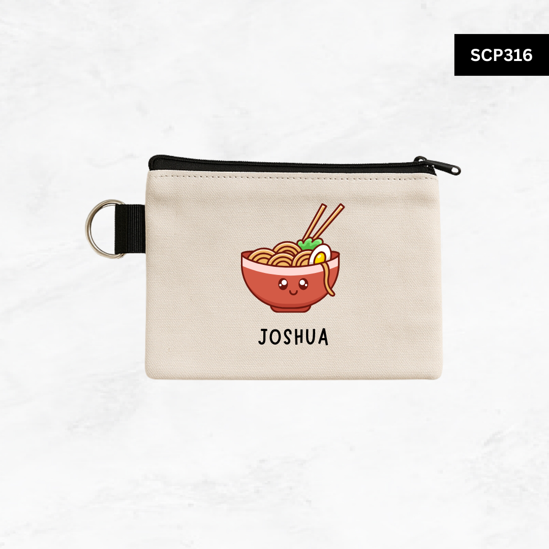 Custom Keyring Coin Purse - Foodie Series