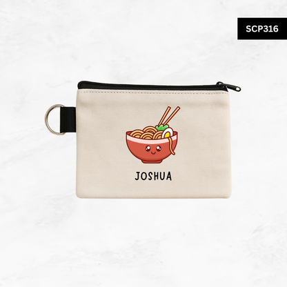 Custom Keyring Coin Purse - Foodie Series