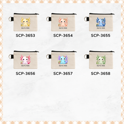 Pastel Axolotl - Keyring Coin Purse
