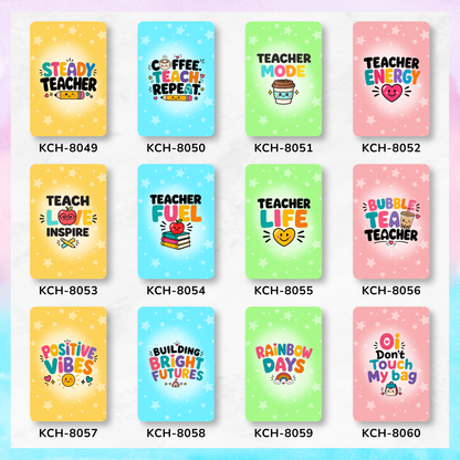 TeacherVibes - Keychain Card Holders