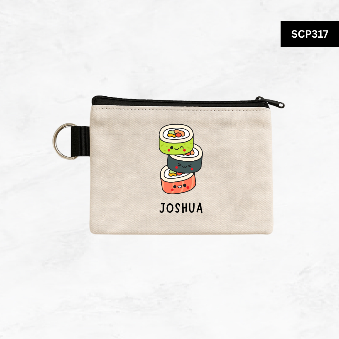 Custom Keyring Coin Purse - Foodie Series
