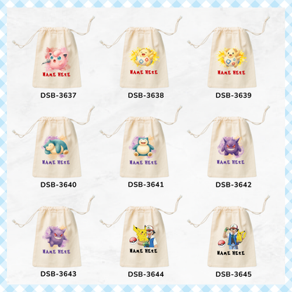 Pokemon Custom Favor Bags