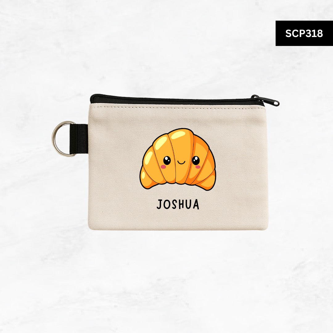 Custom Keyring Coin Purse - Foodie Series