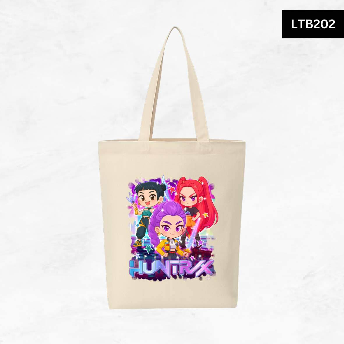 Canvas A4 Tote Bag - Demon Hunters