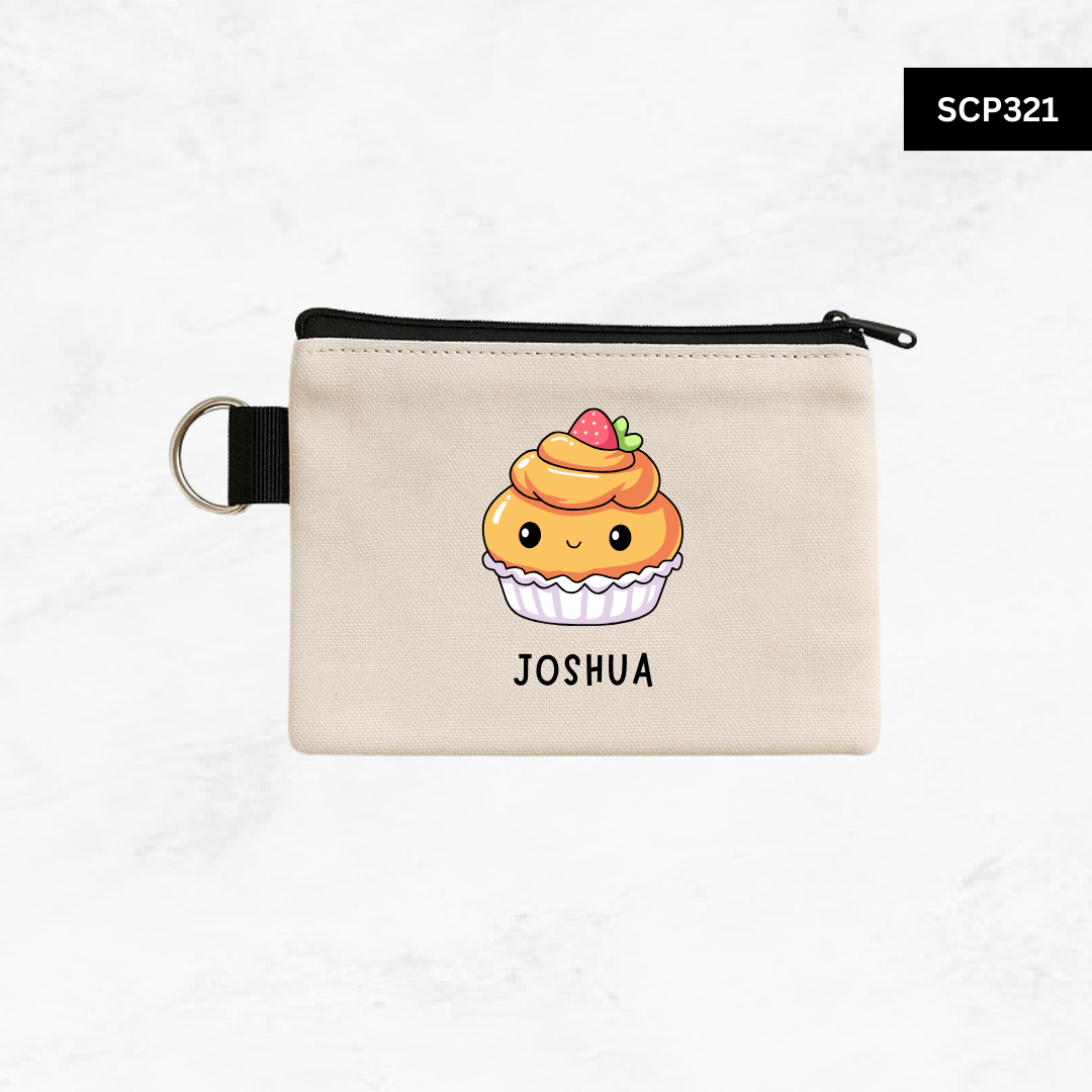 Custom Keyring Coin Purse - Foodie Series