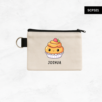 Custom Keyring Coin Purse - Foodie Series