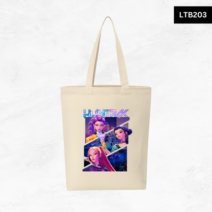 Canvas A4 Tote Bag - Demon Hunters