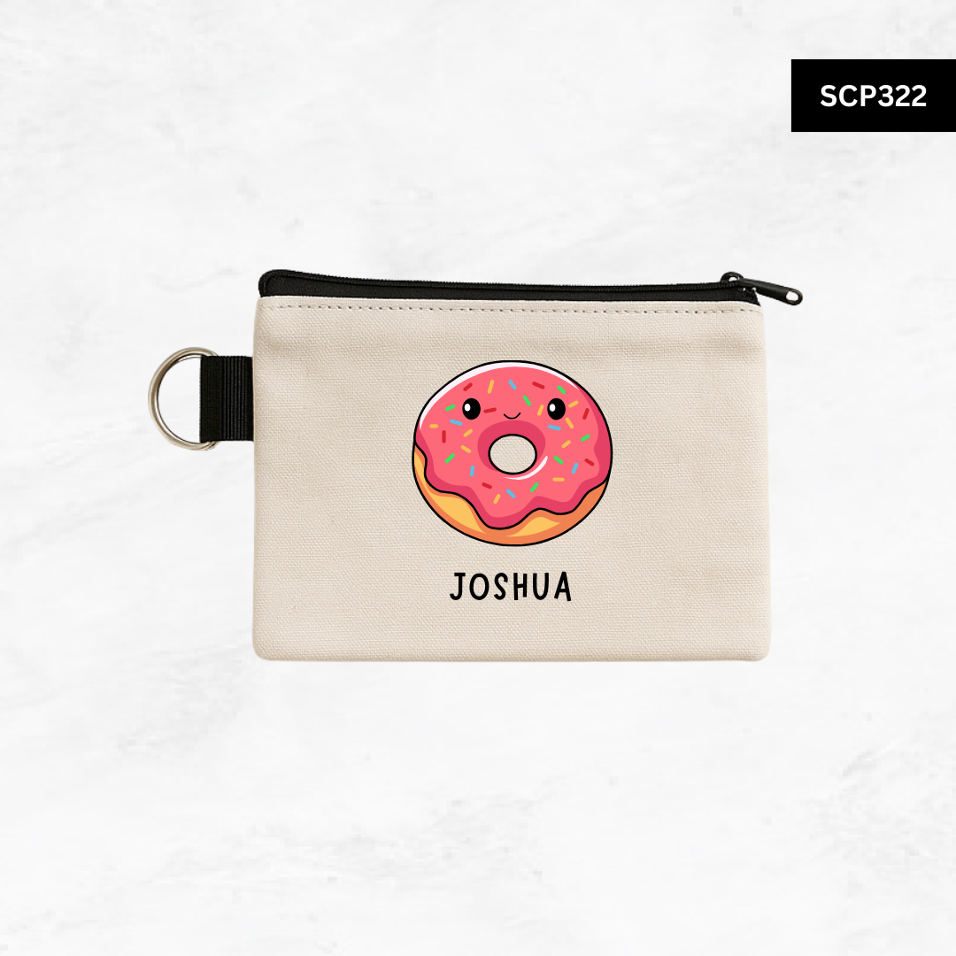 Custom Keyring Coin Purse - Foodie Series