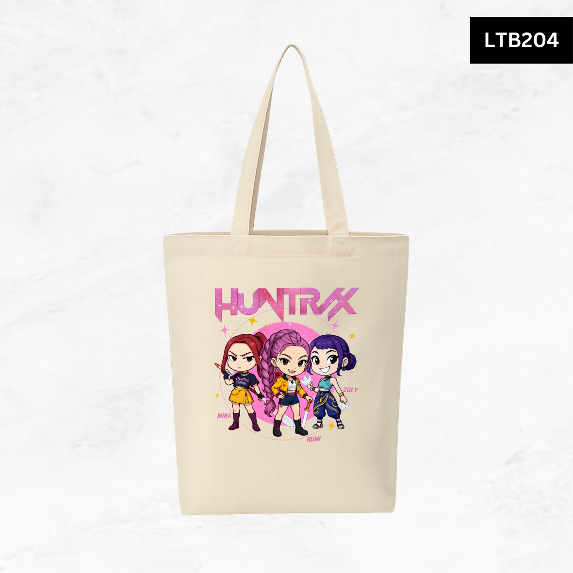 Canvas A4 Tote Bag - Demon Hunters