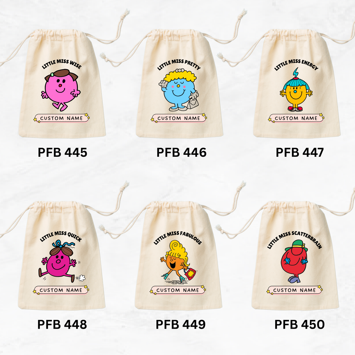 Little Miss/ Mr Series Favor Bags