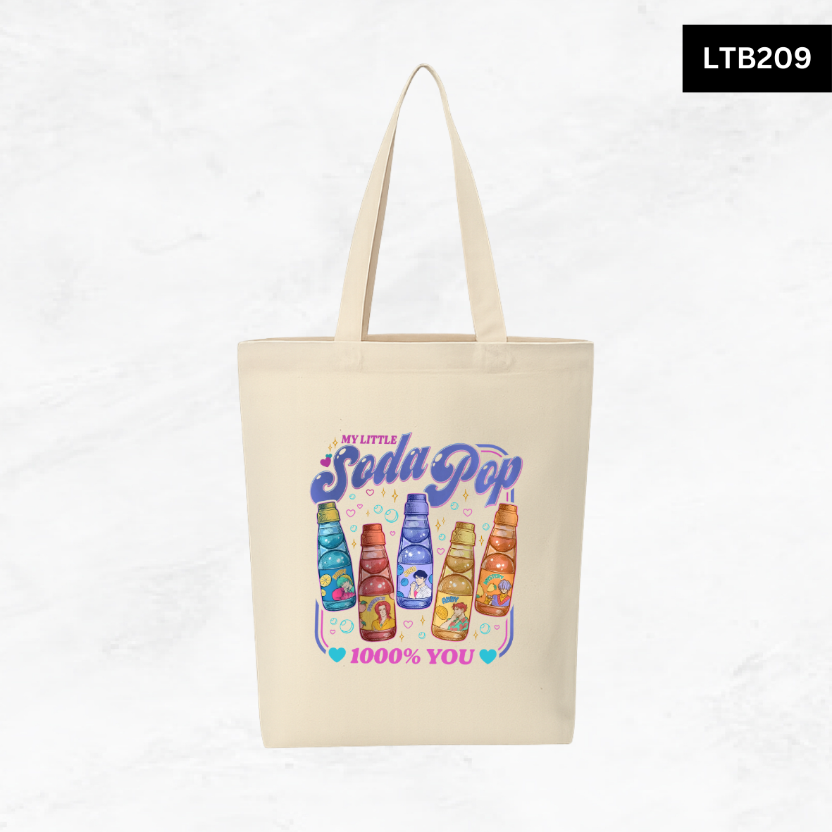 Canvas A4 Tote Bag - Demon Hunters