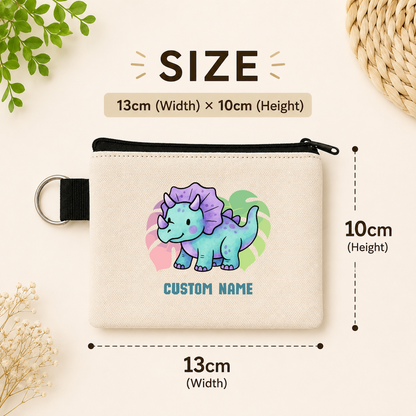 Safari Dinosaur - Keyring Coin Purse