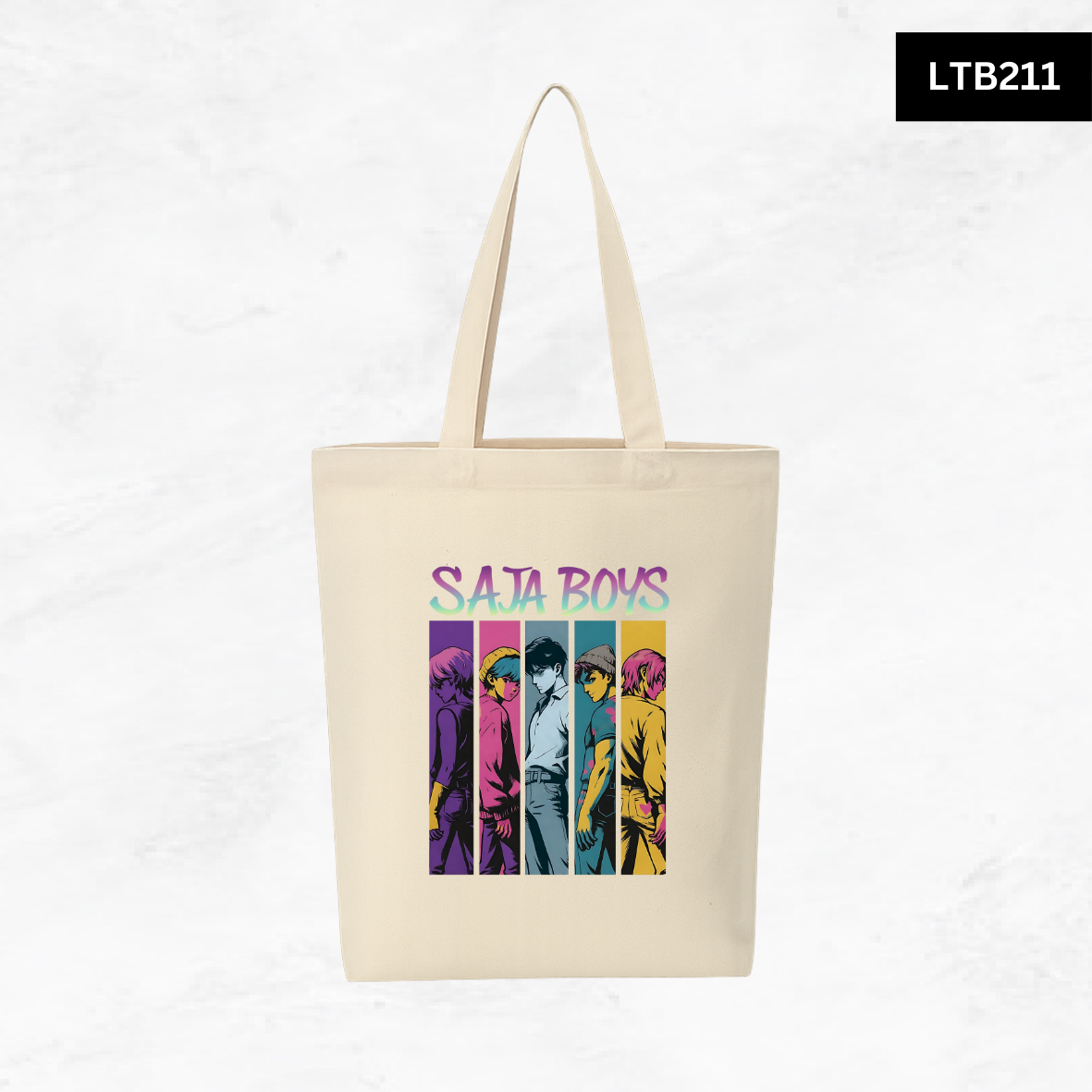 Canvas A4 Tote Bag - Demon Hunters