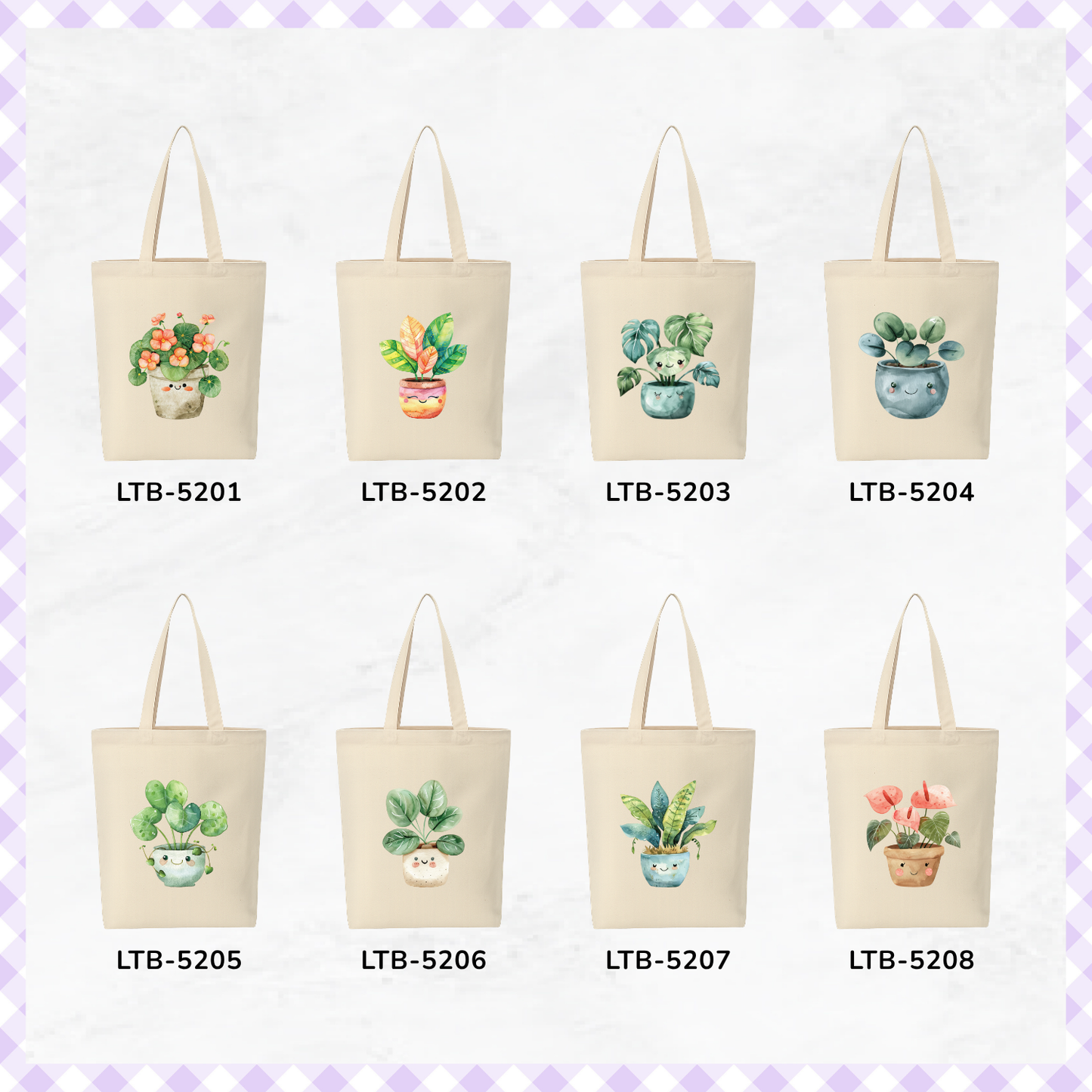 Canvas A4 Tote Bag - Plant Lover