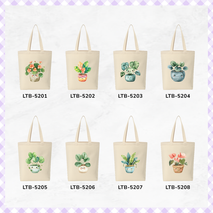 Canvas A4 Tote Bag - Plant Lover