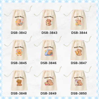 Capy Bara Custom Favor Bags