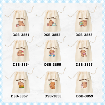 Capy Bara Custom Favor Bags