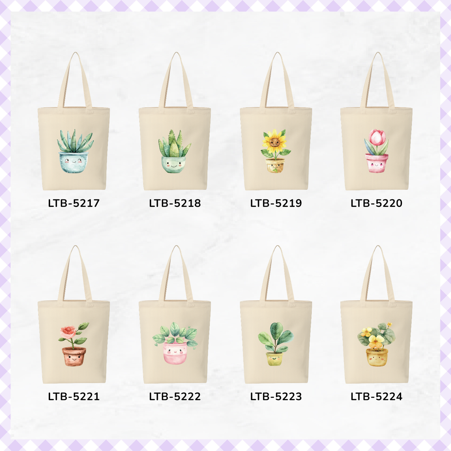 Canvas A4 Tote Bag - Plant Lover