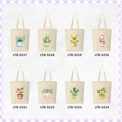 Canvas A4 Tote Bag - Plant Lover