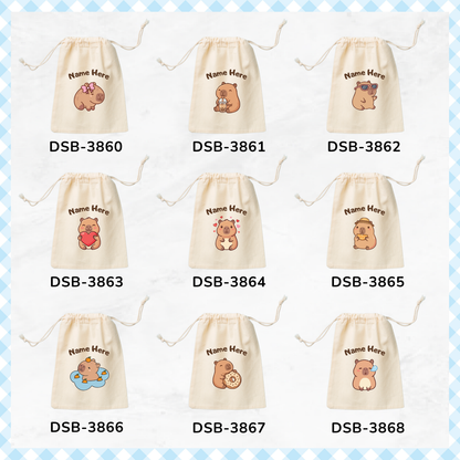 Capy Bara Custom Favor Bags