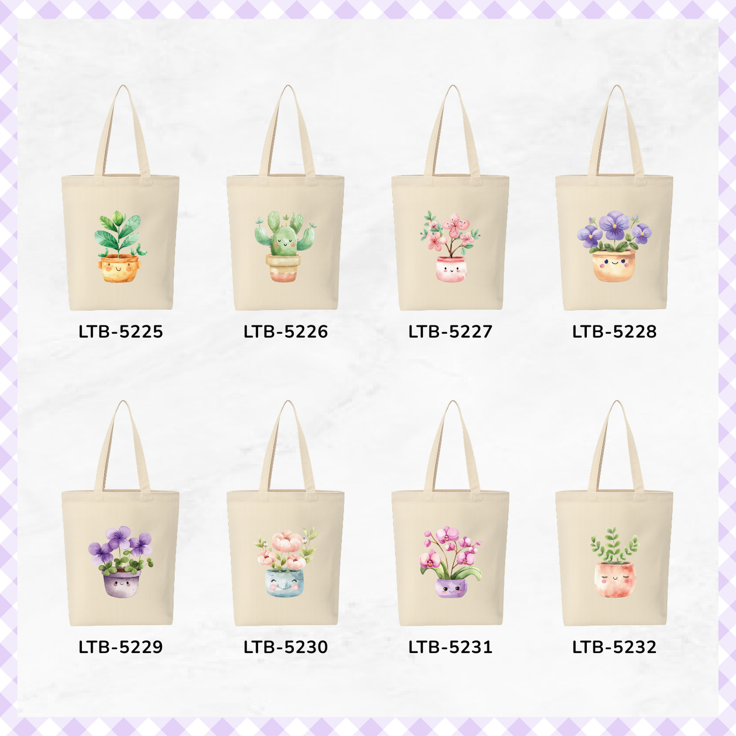 Canvas A4 Tote Bag - Plant Lover
