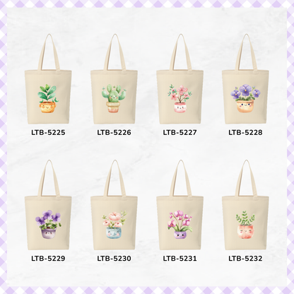 Canvas A4 Tote Bag - Plant Lover