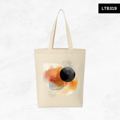 Canvas A4 Tote Bag - Abstract Shapes