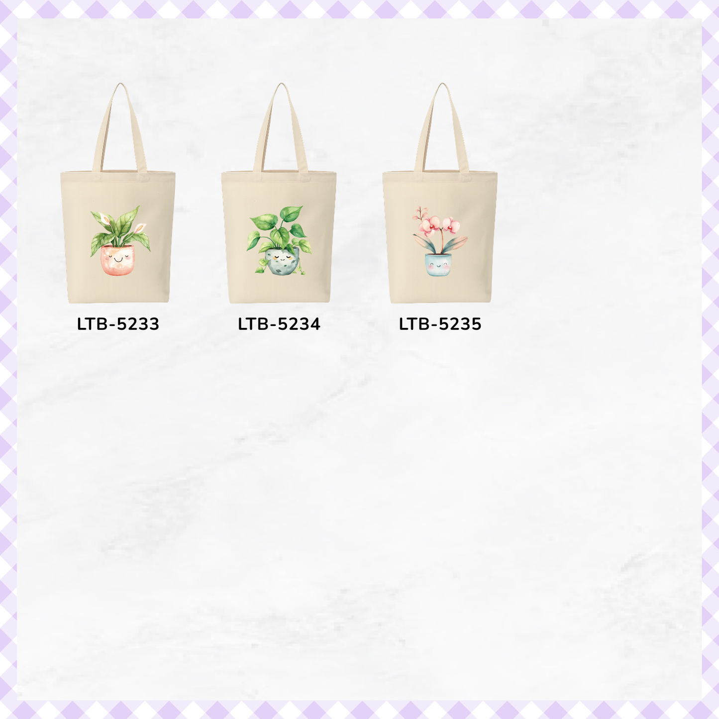 Canvas A4 Tote Bag - Plant Lover