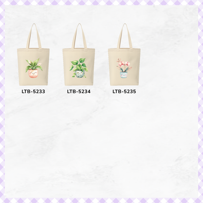 Canvas A4 Tote Bag - Plant Lover