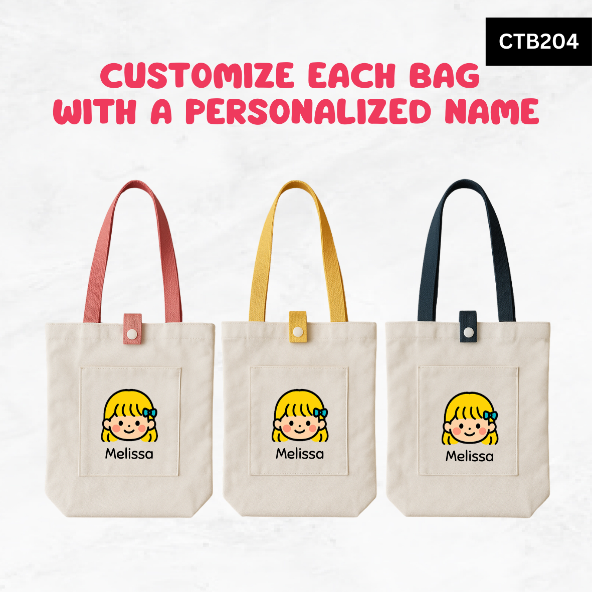 Mini Me Name Tote