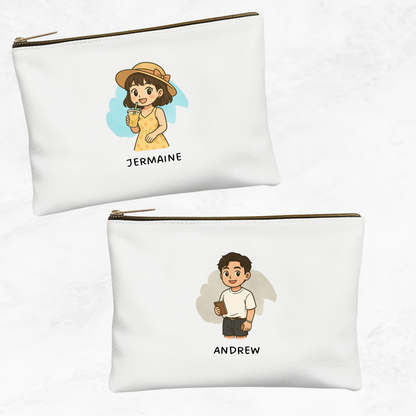 Custom Chibi Zipper Pouch
