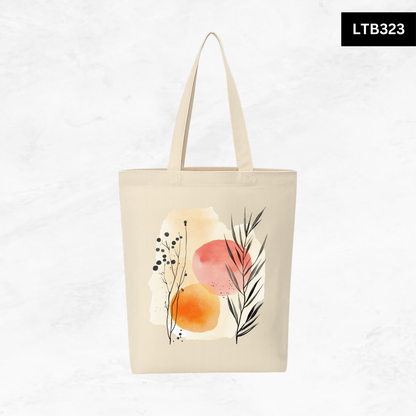 Canvas A4 Tote Bag - Abstract Shapes