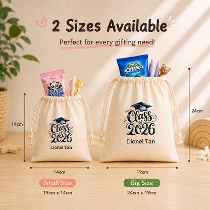 Class of 2026 Custom Favor Bags