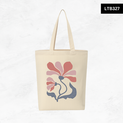 Canvas A4 Tote Bag - Floral Designs