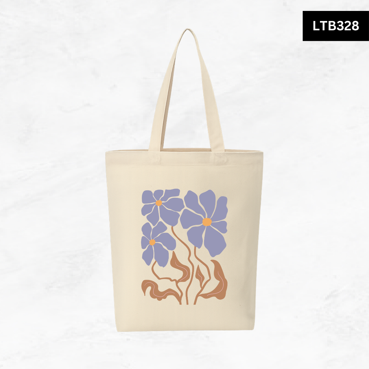 Canvas A4 Tote Bag - Floral Designs