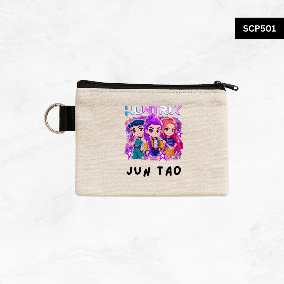Custom Keyring Coin Purse - KPOP Demon Hunters