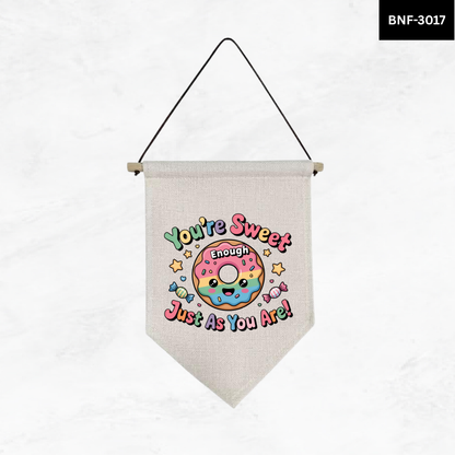 Positive Vibes Flag Banners