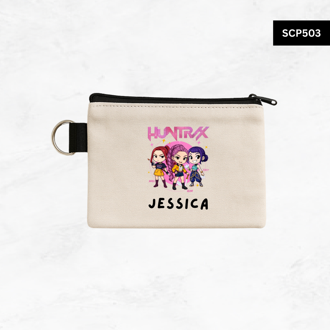 Custom Keyring Coin Purse - KPOP Demon Hunters
