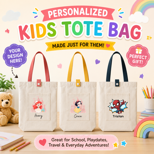 Princess & Superheroes Custom Tote