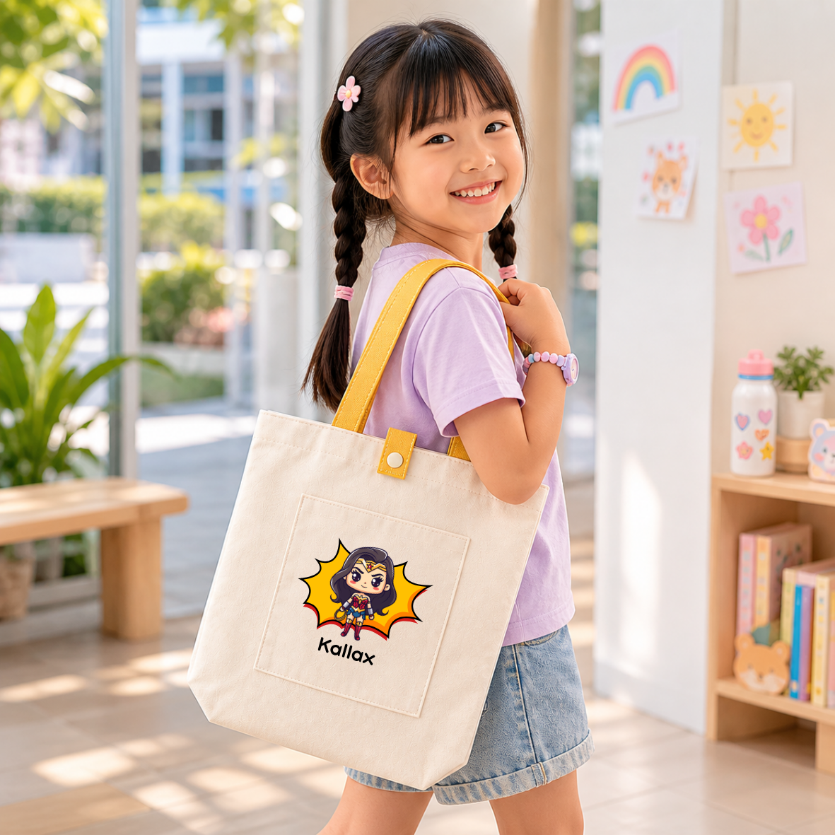 Princess & Superheroes Custom Tote
