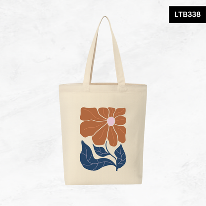 Canvas A4 Tote Bag - Floral Designs