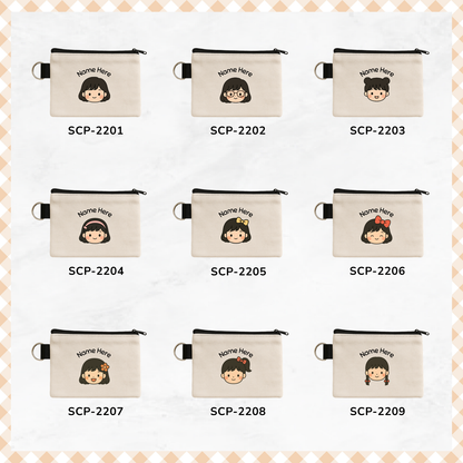 Happy Chibi - Keyring Coin Purse