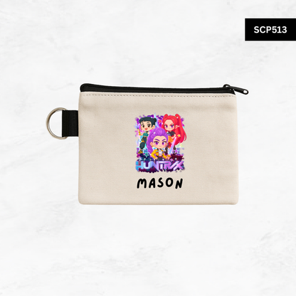 Custom Keyring Coin Purse - KPOP Demon Hunters